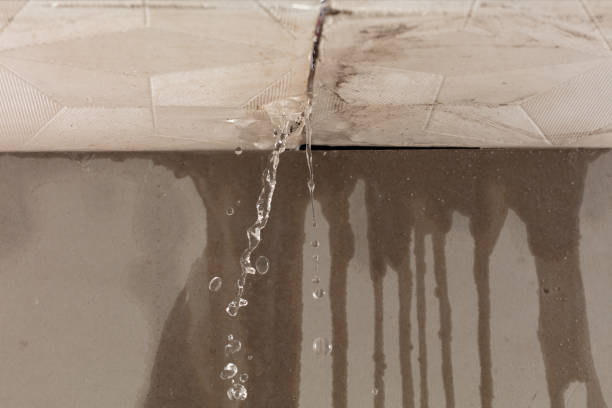 Professional Water Damage Repair technician working in Milfay, OK